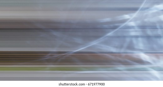 Blurred background horizontal bright lines glare