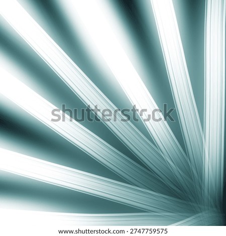 Blurred blue lines emanating from a central point