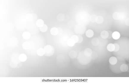 Blurred Bright Bokeh  Background. Illustration.