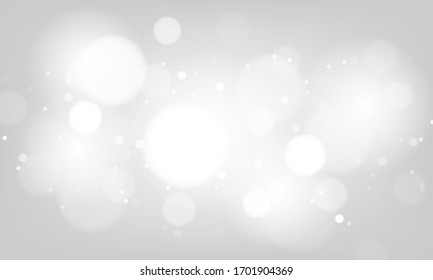 Blurred Bright Bokeh  Background. Illustration.