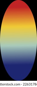 blurred egg gradient abstrack background in multiple color