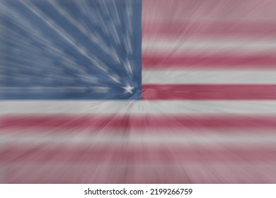 Blurred flag of USA background.