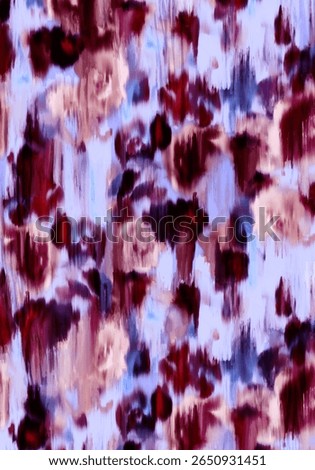 Blurred Floral Pattern with Soft Focus Flower Effect