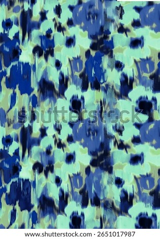 Blurred Floral Pattern with Soft Focus Flower Effect
