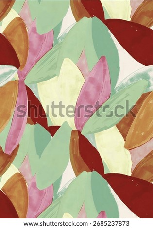 Blurred Floral Pattern with Soft Focus Flower Effect