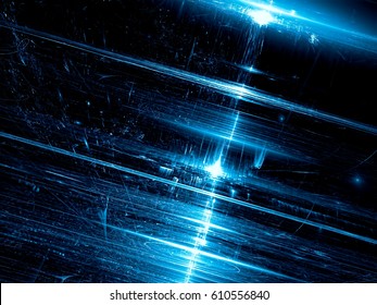 Abstract Futuristic 3d Speed Tunnel Warp Stock Illustration 309206798 ...