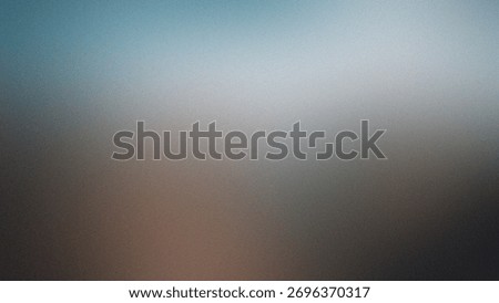 Blurred gradient background with earth tones and light blue hues, subtle grain. Clear details and...
