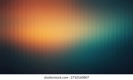Blurred Gradient Background with Vertical Lines in Orange and Teal Tones