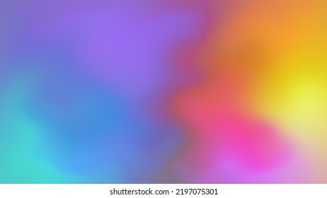 Blurred Gradient Gradation Abstract Background Smooth Fast Liquid Transition Of Rainbow Colors Concept With Smooth Movement And Copy Space