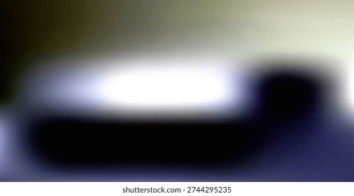 Blurred image with dark shadow and glowing white light effect.