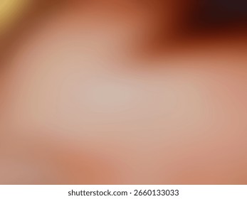 A blurred plastic surface with a gradient of soft peach, pink, and brown tones, creating a warm, hazy ambiance. The smooth texture blends light into a gentle, abstract glow.