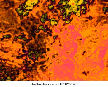 Blurred Texture Thermographic Camera. Activity Map, Thermal Imager Map.