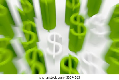 Blurry Dollar Background Stock Illustration 38894563 | Shutterstock