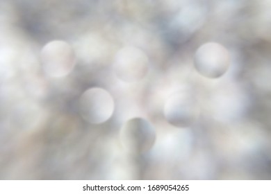 Blurry light background circles out of focus