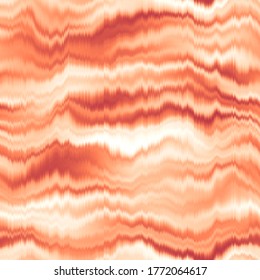 
Blurry Soft Gradient Artistic Watercolor Dye Texture Background. Wavy Irregular Bleeding Glitch Stripe Seamless Pattern. Melange Ombre Effect Painterly All Over Print 