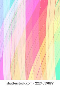 Blurry soft gradient design background yellow  purple  blue green  pink    white color  Creative  brush stroke  elegant  traditional  Abstract square geometric pattern 