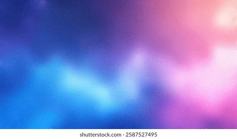 A blurry, textured background image showcasing a gradient blend of blue, pink, and purple hues. The colors transition smoothly, creating a dreamy, ethereal atmosphere.