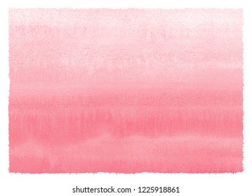 Blush pink gradient watercolor texture with striped horizontal stains and rough edges. Valentines, Women Day light red, rose color watercolour background. Hand drawn aquarelle fill, text template Blush pink gradient watercolor texture with striped horizontal stains and rough edges. Valentines, Women Day light red, rose color watercolour background. Hand drawn aquarelle fill, text template