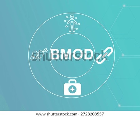 BMOD acronym.body modifications concept.BMOD (Body Modifications) are deliberate changes made to the body for aesthetic or cultural reasons.