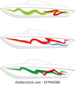 Boat Graphics Stripe Vinyl Ready Stock Illustration 197965580 ...