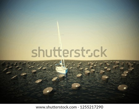 Similar – Image, Stock Photo Venice’s wooden piles