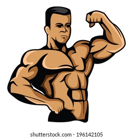 Body Builder Stock Illustration 196142105 Shutterstock