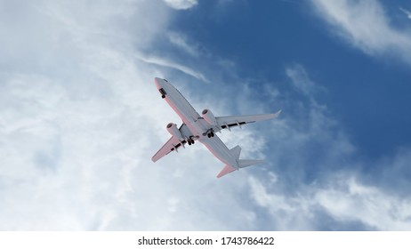 Boeing 737-800 airplane. 3d illustration