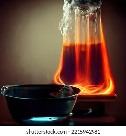 Boiling Mixture Elixir - Digital Art, 3D Render, Concept Art