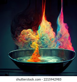 Boiling Mixture Elixir - Digital Art, 3D Render, Concept Art