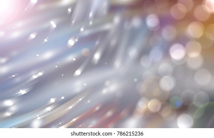 Bokeh light multicolored abstract background. illustration digital.