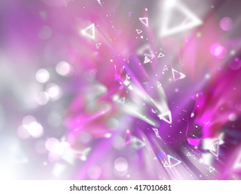 Bokeh light pink abstract background.