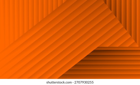 A bold abstract background where vertical, horizontal, and diagonal orange stripes intersect, forming a complex geometric pattern