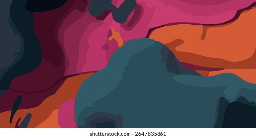Atrevida  abstracta ilustración