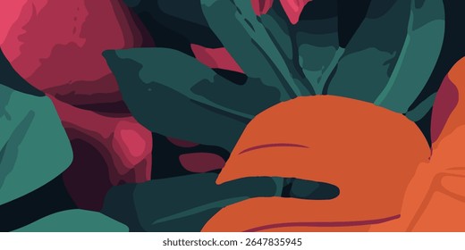 Atrevida  abstracta ilustración