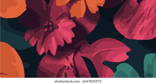 Atrevida  abstracta ilustración
