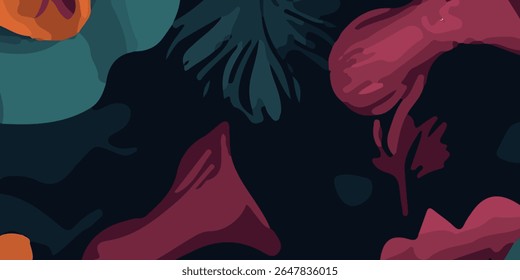 Atrevida  abstracta ilustración