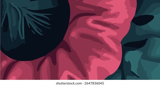 Atrevida  abstracta ilustración
