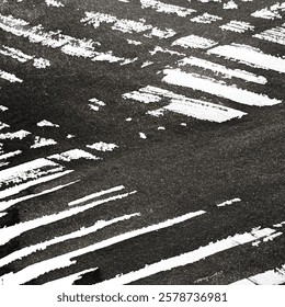 A bold abstract pattern with crisscrossing brush strokes. Each line is drawn with a natural, spontaneous feel, offering an expressive and artistic texture perfect for modern designs