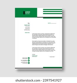 Bold and Beautiful Revitalize Your Business Communication with Modern Letterhead Design - Powered by Shutterstock