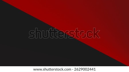 A bold and modern background design featuring a diagonal split with red and black gradient tones. Ideal for digital media, graphic design templates, or presentations.