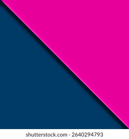 Bold pink and navy blue background with a glowing diagonal divide. Stylish abstract layout with high contrast and smooth finish.