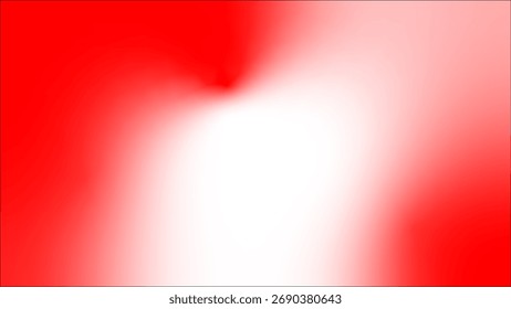 Bold red and white gradient creates dynamic abstract flow, perfect for energetic designs, promotions, presentations, and modern creative projects. Vibrant and eye-catching.