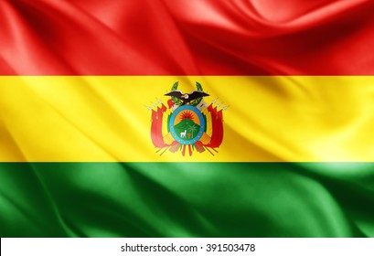 Bolivia Flag Of Silk 