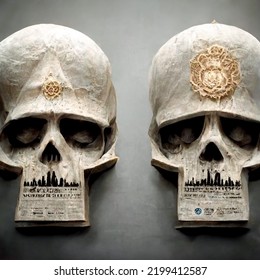 Bone Skull Nypd Police Officers