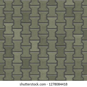 Bone Style Paving Slab Seamless Texture Stock Illustration 1278084418 ...