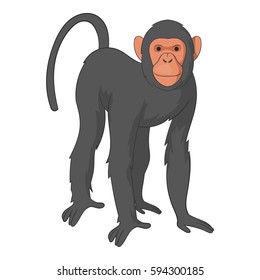 Bonobo Monkey Icon Cartoon Illustration Bonobo Stock Illustration ...