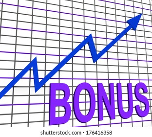 Bonus Chart Graph Showing Increase Reward Or Perk