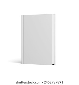 Book isolated on white background. Mockup. Blank. 3d illustration.