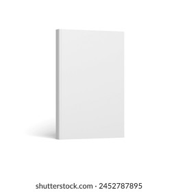 Book isolated on white background. Mockup. Blank. 3d illustration.