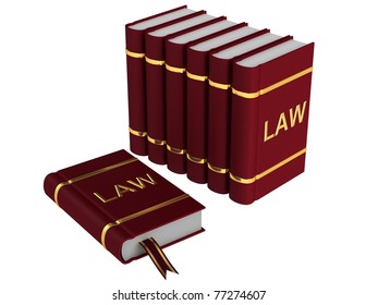 Book of Law isolated on a white background.